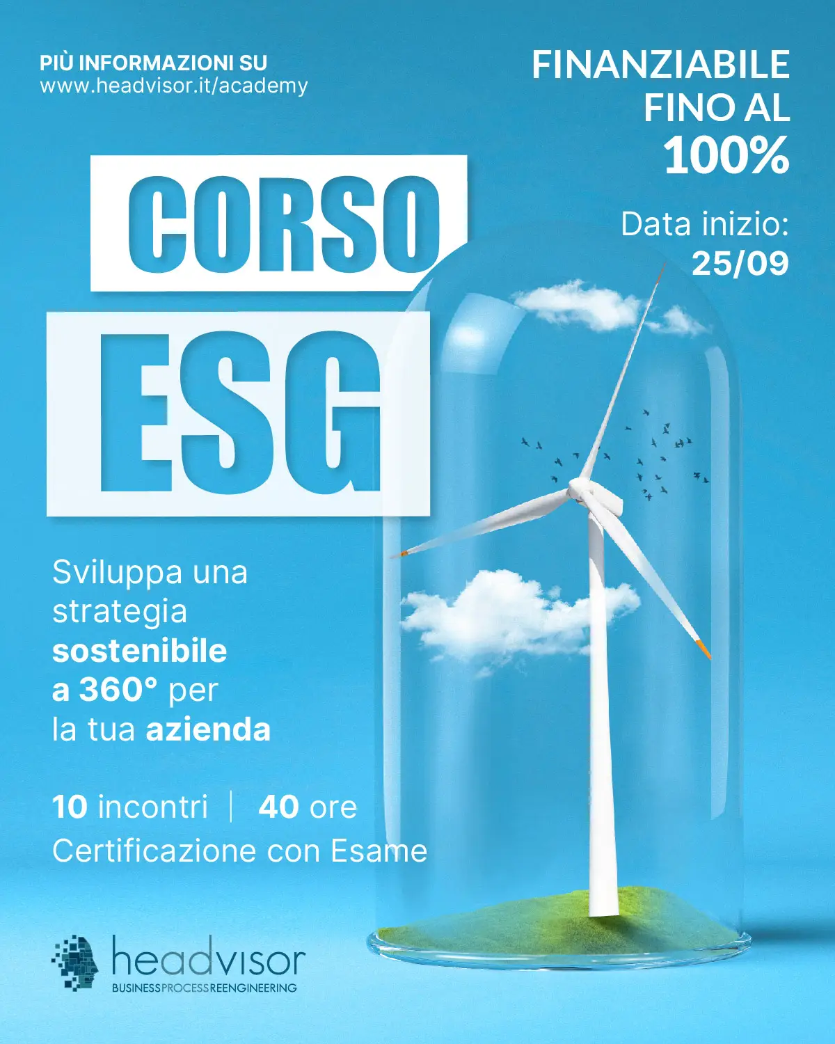 Gli obiettivi del Corso ESG e Finanza Sostenibile - Headvisor