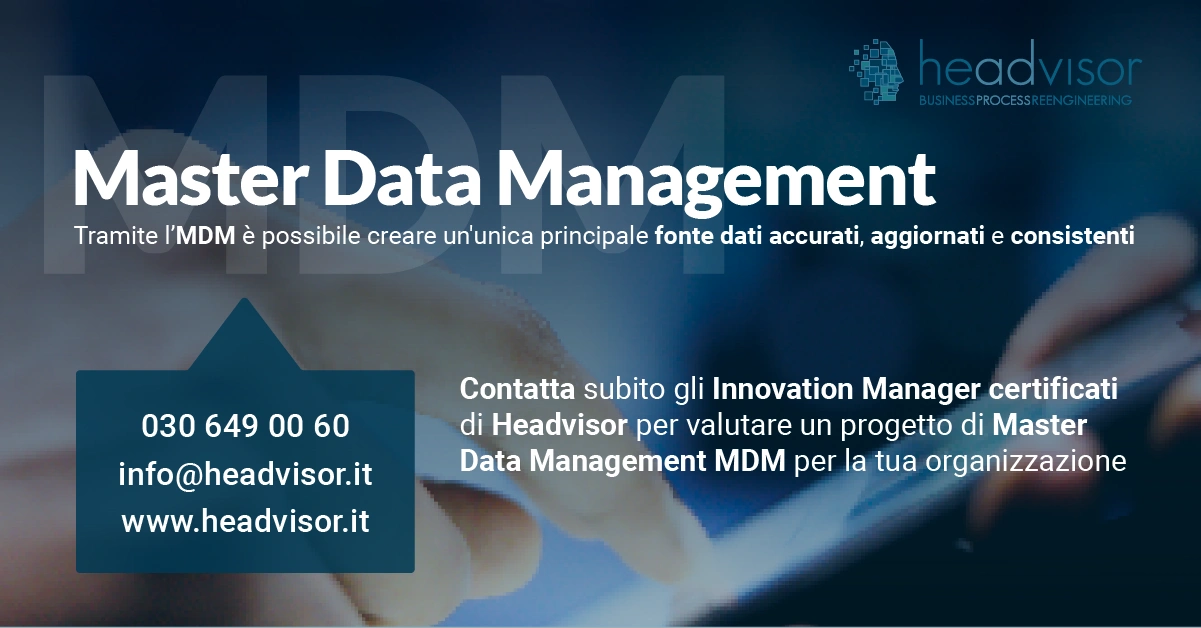 Master Data Management per gestione dei dati aziendali - Headvisor